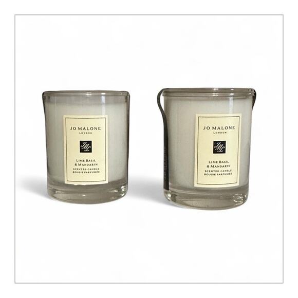 Jo Malone Lime Basil Mandarin Candle 2.2 oz Perfume 18-Hour Burn HTF - Picture 1 of 2